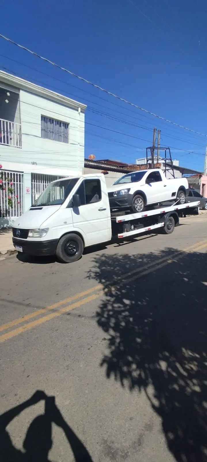 Reboque de moto na Rodovia Anhanguera